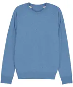 Stroller, Unisex Iconic Crew Neck Sweatshirt (STSM567) Mid Heather Blue