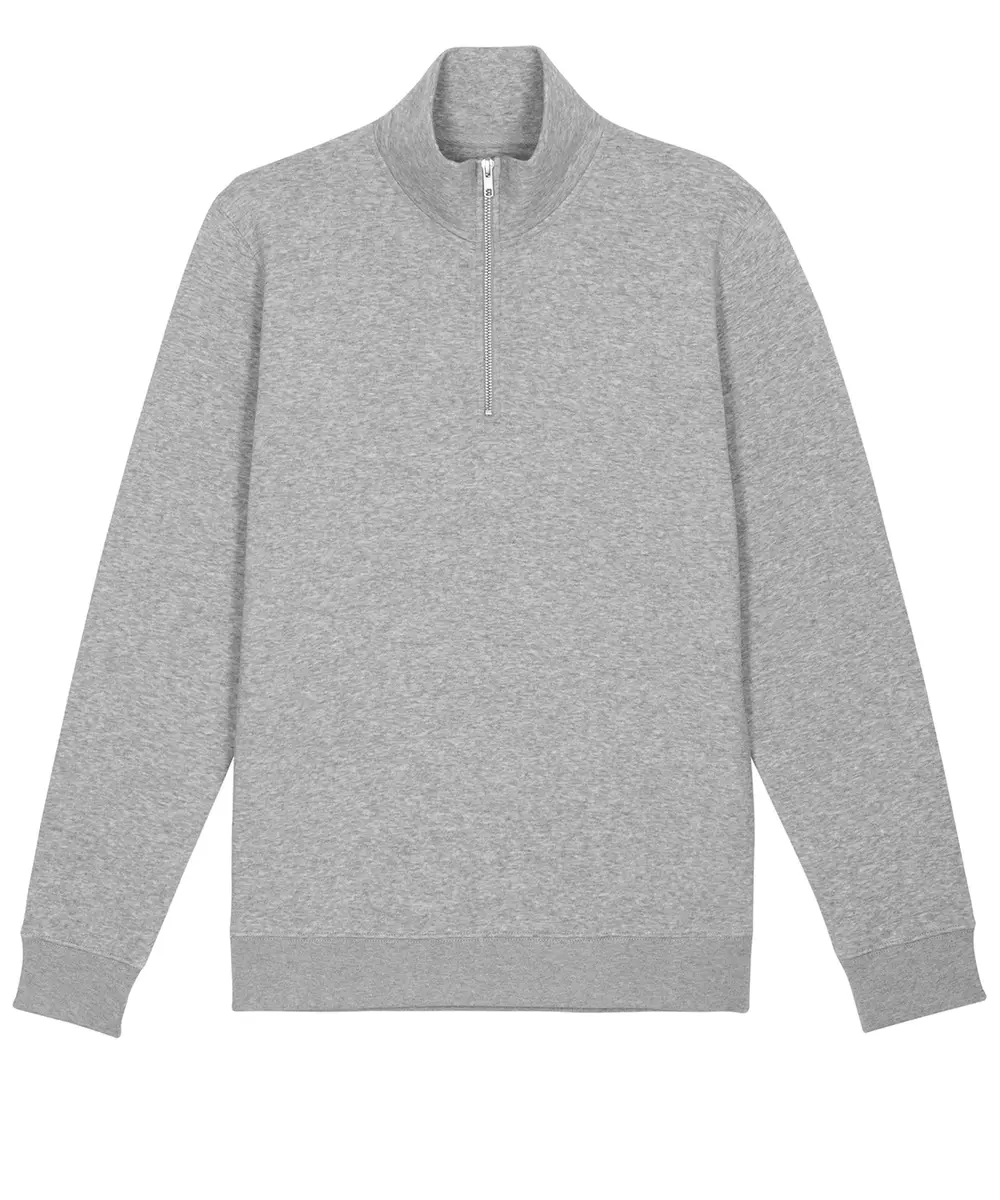 Stanley Trucker Quarter-zip Sweatshirt (STSM611) Heather Grey