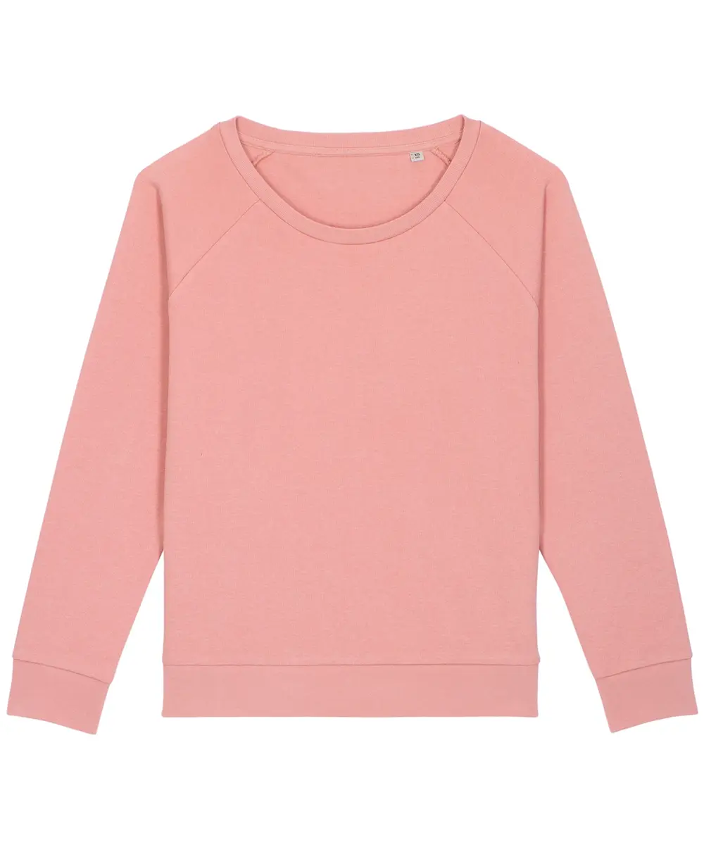 Women's Stella Dazzler Relaxed Fit Sweatshirt (STSW125) Canyon Pink