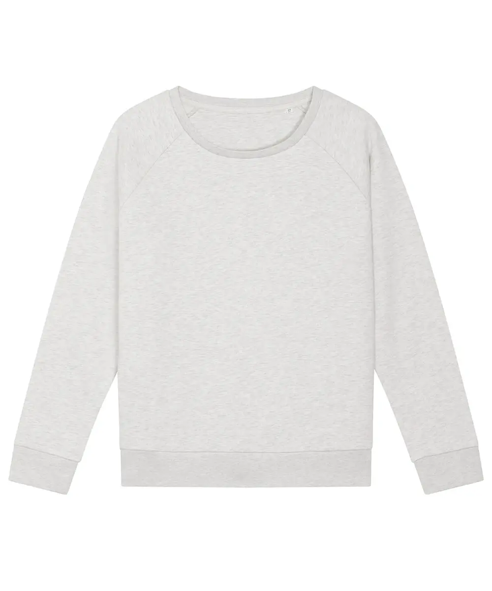 Women's Stella Dazzler Relaxed Fit Sweatshirt (STSW125) Cream Heather Grey