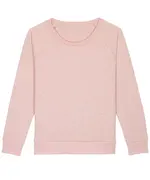Women's Stella Dazzler Relaxed Fit Sweatshirt (STSW125) Cream Heather Pink