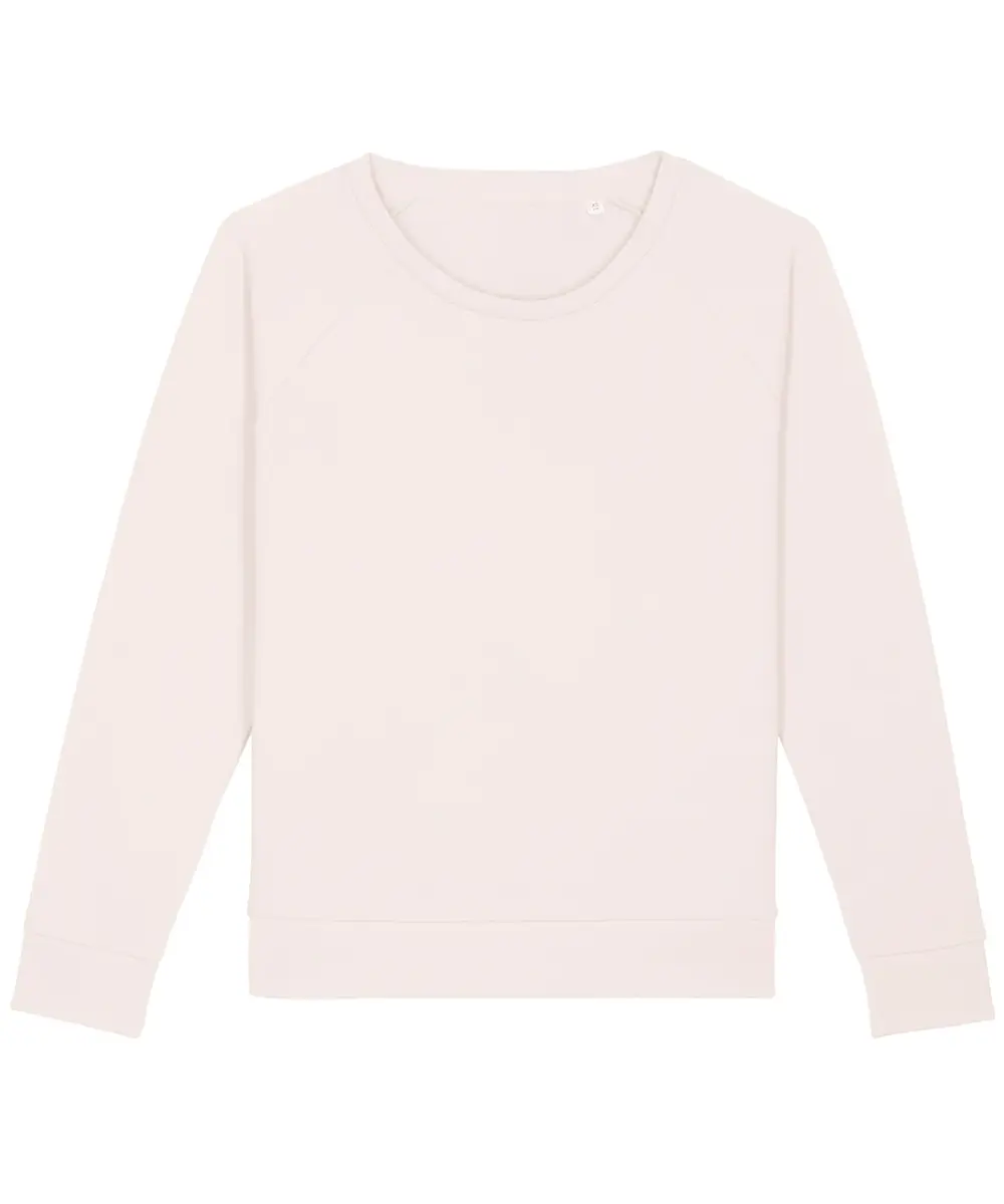 Women's Stella Dazzler Relaxed Fit Sweatshirt (STSW125) Vintage White