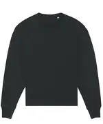 Radder Oversized Brushed Crewneck (STSU857) Black