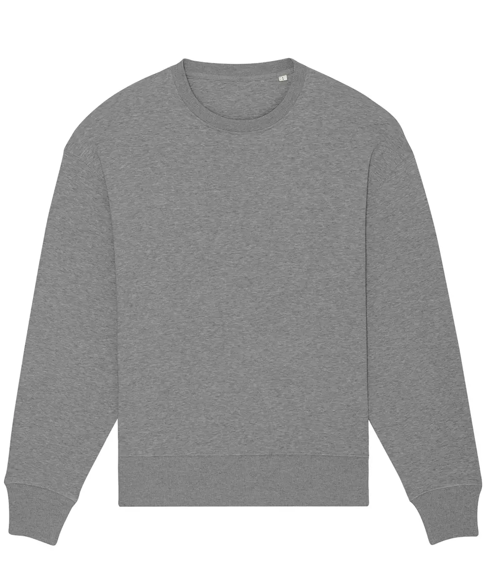 Radder Oversized Brushed Crewneck (STSU857) Dark Heather Grey