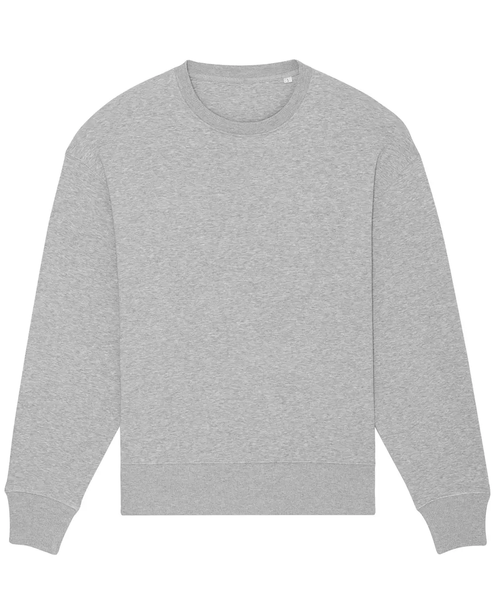Radder Oversized Brushed Crewneck (STSU857) Heather Grey