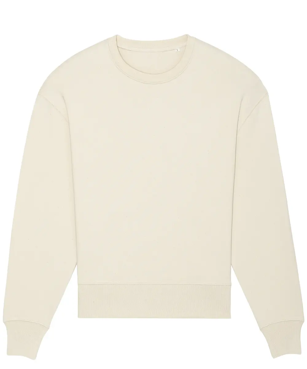 Radder Oversized Brushed Crewneck (STSU857) Natural Raw