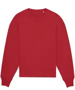 Radder Oversized Brushed Crewneck (STSU857) Red