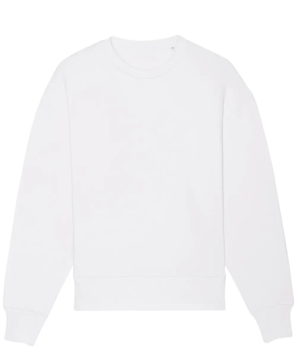 Radder Oversized Brushed Crewneck (STSU857) White