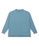 Stella Wilder Women's Oversized Crew Neck Sweatshirt (STSW872) Atlantic Blue