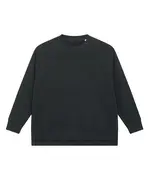 Stella Wilder Women's Oversized Crew Neck Sweatshirt (STSW872) Black