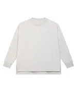 Stella Wilder Women's Oversized Crew Neck Sweatshirt (STSW872) Cream Heather Grey