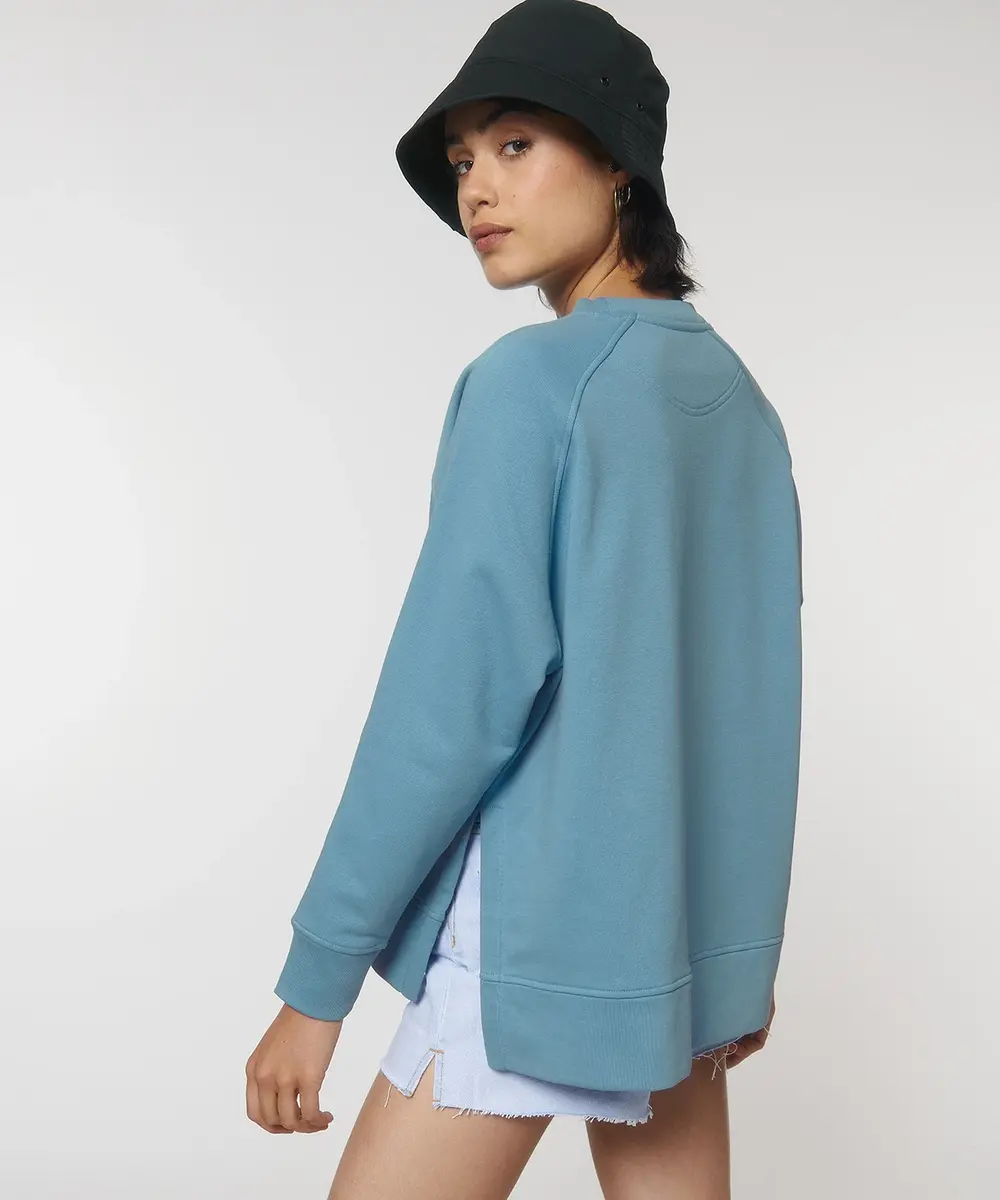 Stella Wilder Women's Oversized Crew Neck Sweatshirt (STSW872)