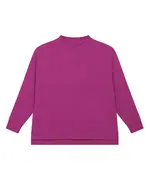 Stella Wilder Women's Oversized Crew Neck Sweatshirt (STSW872) Orchid Flower