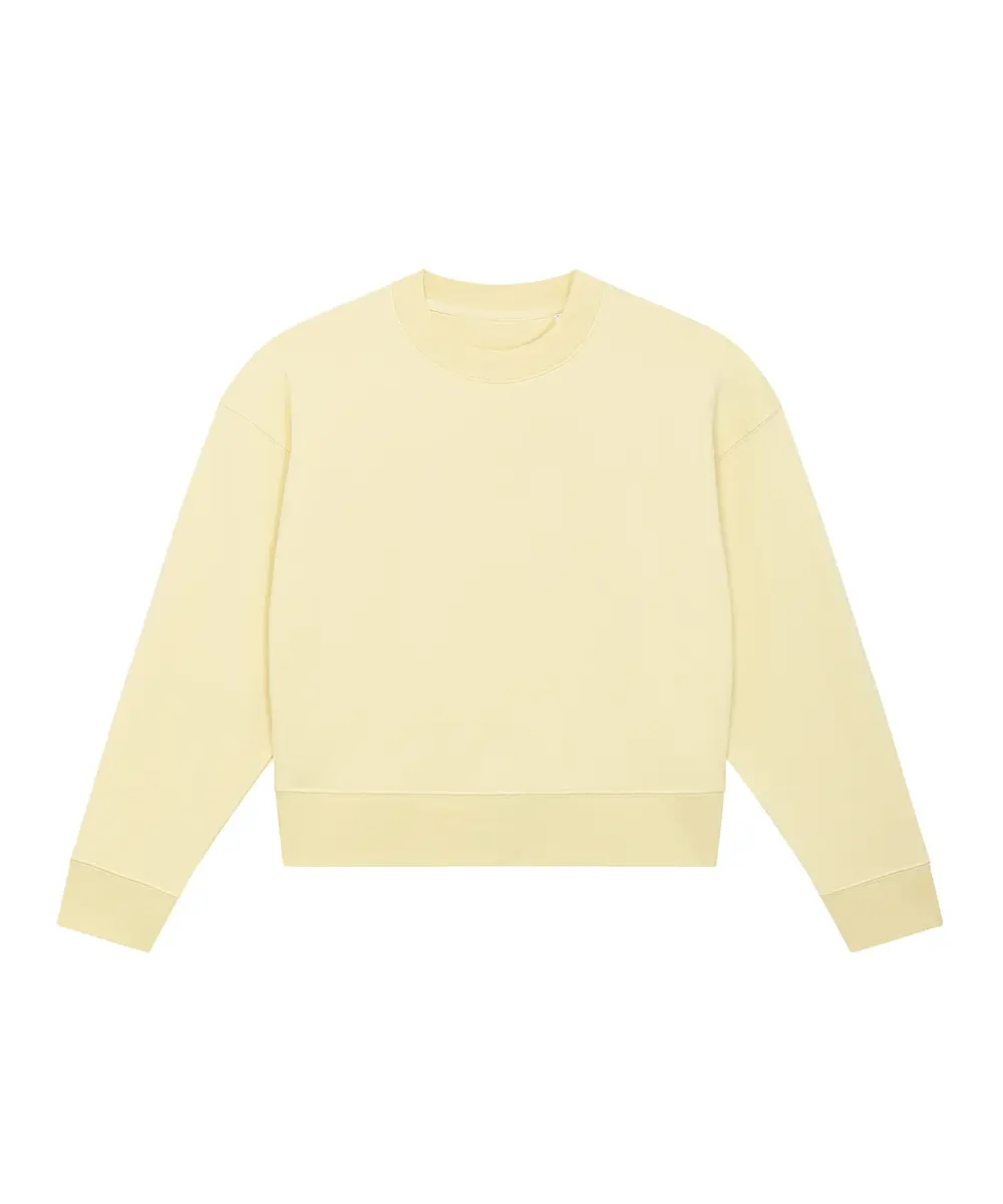 Stella Cropster Terry Women's Cropped Crew Neck Sweatshirt (STSW873) Butter