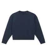Stella Cropster Terry Women's Cropped Crew Neck Sweatshirt (STSW873) French Navy
