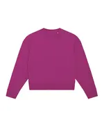 Stella Cropster Terry Women's Cropped Crew Neck Sweatshirt (STSW873) Orchid Flower