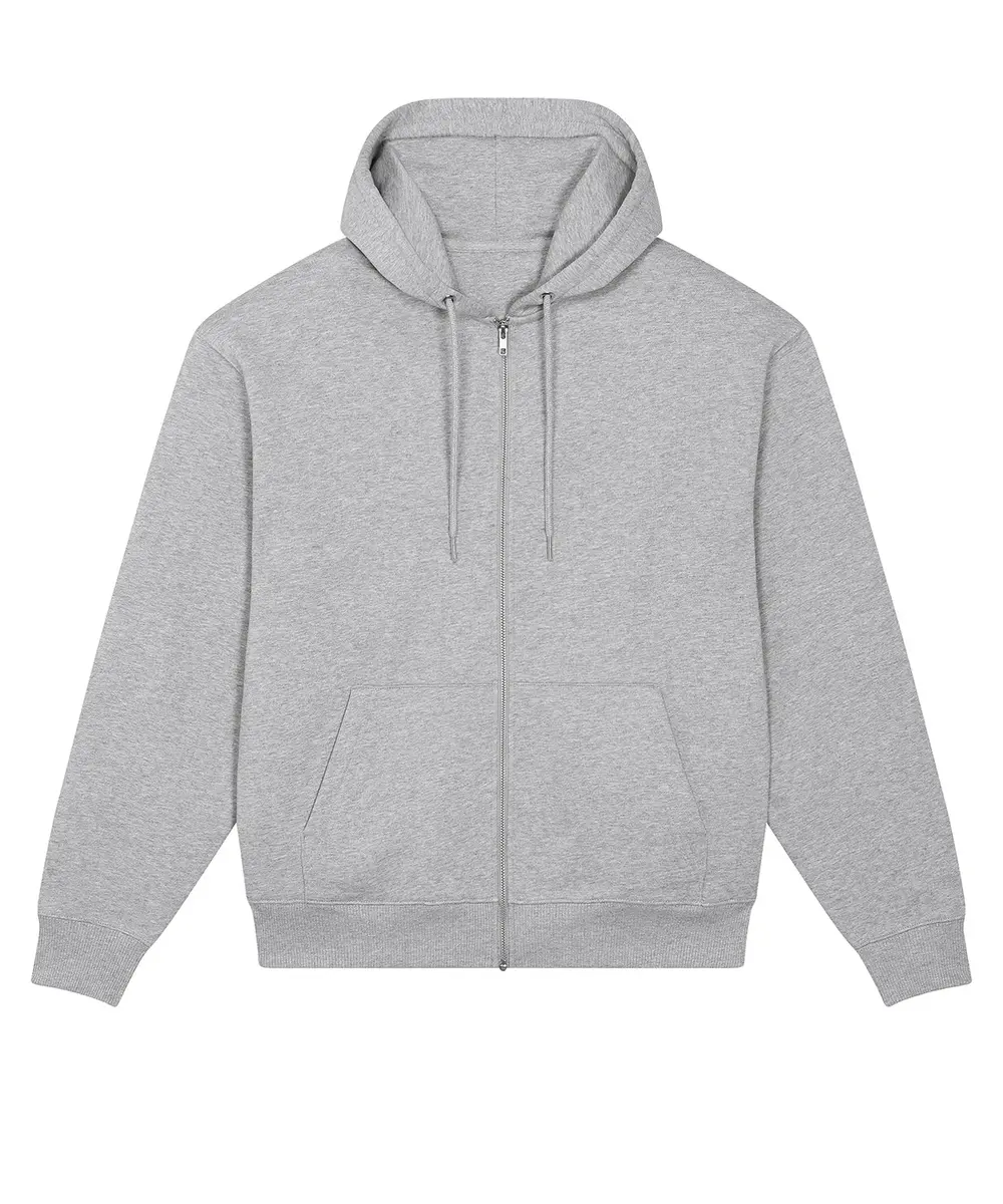 Unisex Locker Heavy Zip-through Sweatshirt (STSU953) Heather Grey