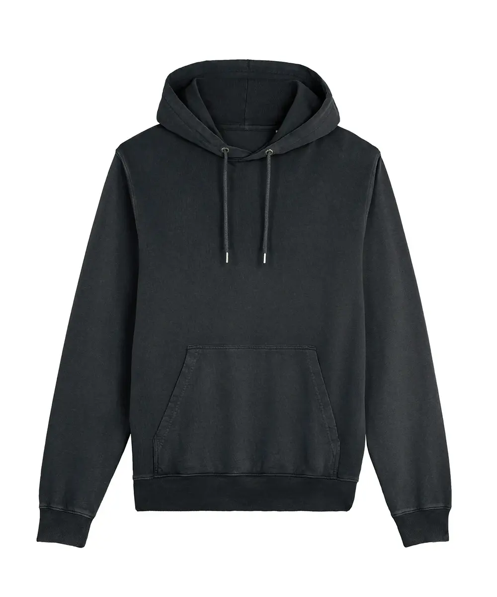 Unisex Archer Vintage Hoodie Sweatshirt (STSU040) Garment Dyed Black Rock