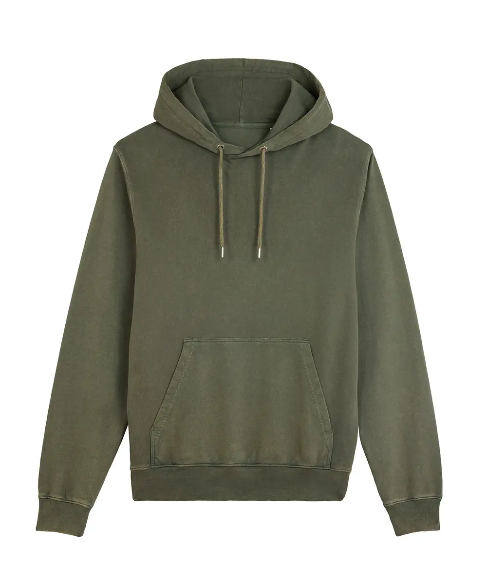 Unisex Archer Vintage Hoodie Sweatshirt (STSU040) Garment Dyed Khaki