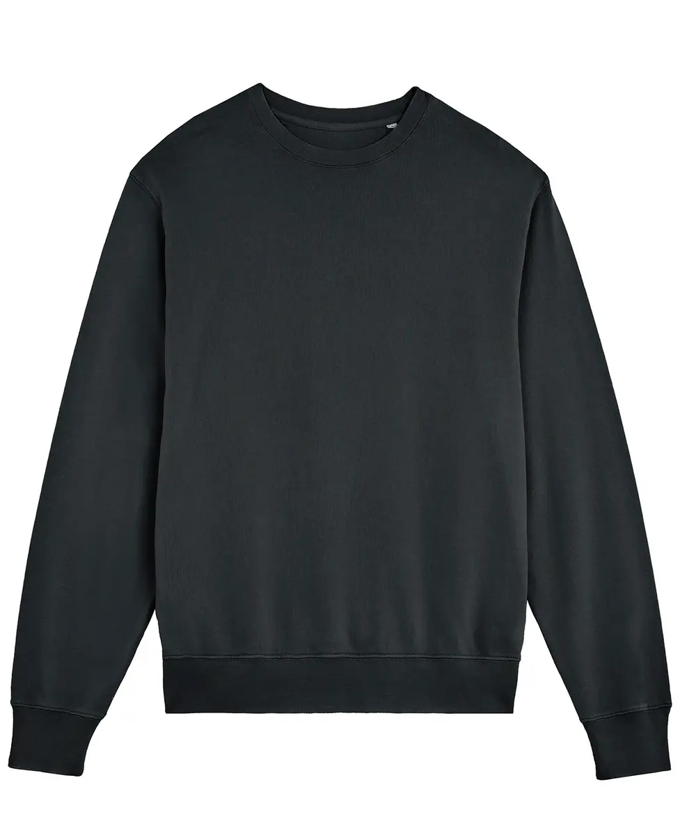 Unisex Matcher Vintage Sweatshirt (STSU085) Garment Dyed Black Rock