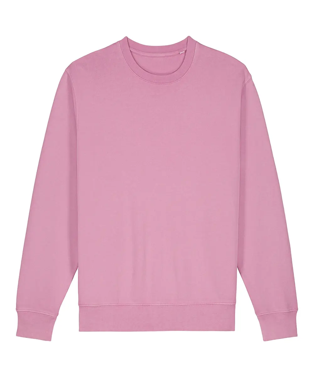 Unisex Matcher Vintage Sweatshirt (STSU085) Garment Dyed Bubble Pink