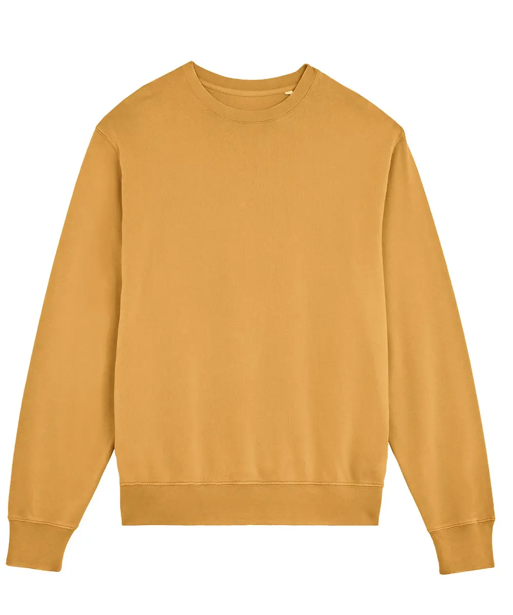 Unisex Matcher Vintage Sweatshirt (STSU085) Garment Dyed Gold Ochre