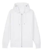 Unisex Cultivator 2.0 Iconic Zip-thru Hoodie Sweatshirt (STSU179) White