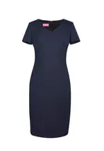 Corinthia V-neck Dress 2246a_corinthia_navy