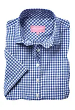 blue gingham