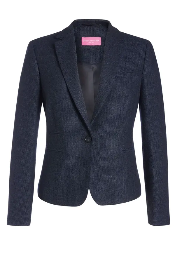 navy herringbone