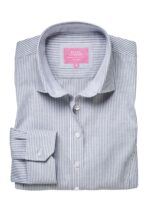 silver grey stripe