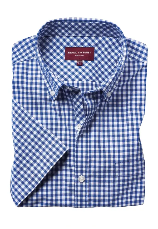 blue gingham