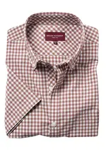brown gingham