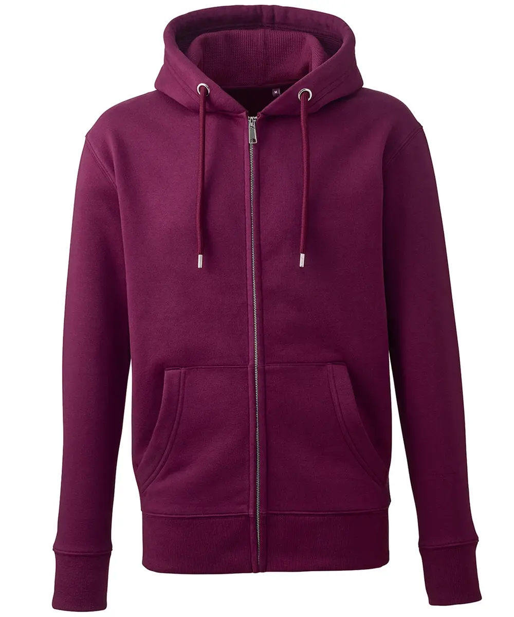 Men's Anthem Full-zip Hoodie Burgundy