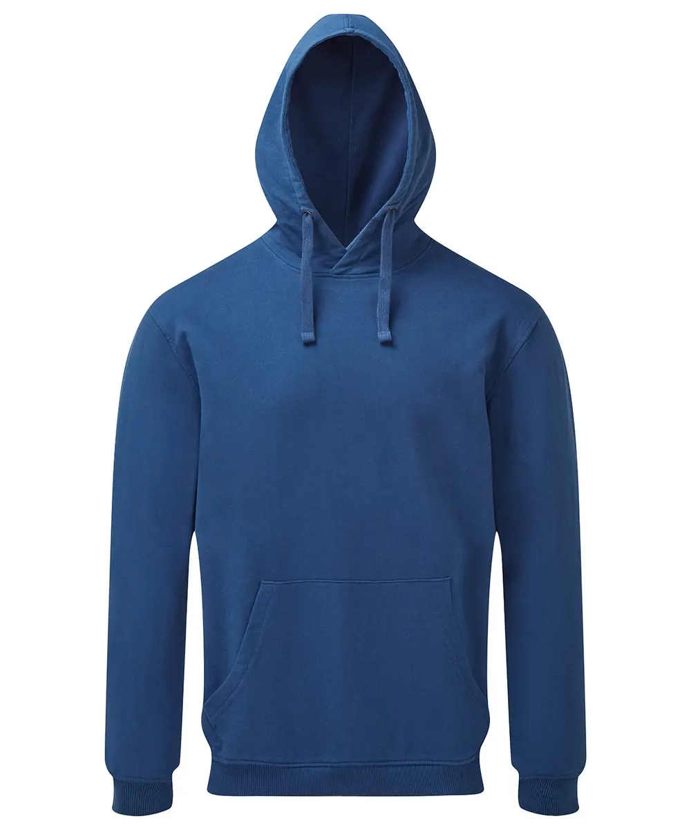 Men's Coastal Vintage Wash Loop Back Hoodie Indigo