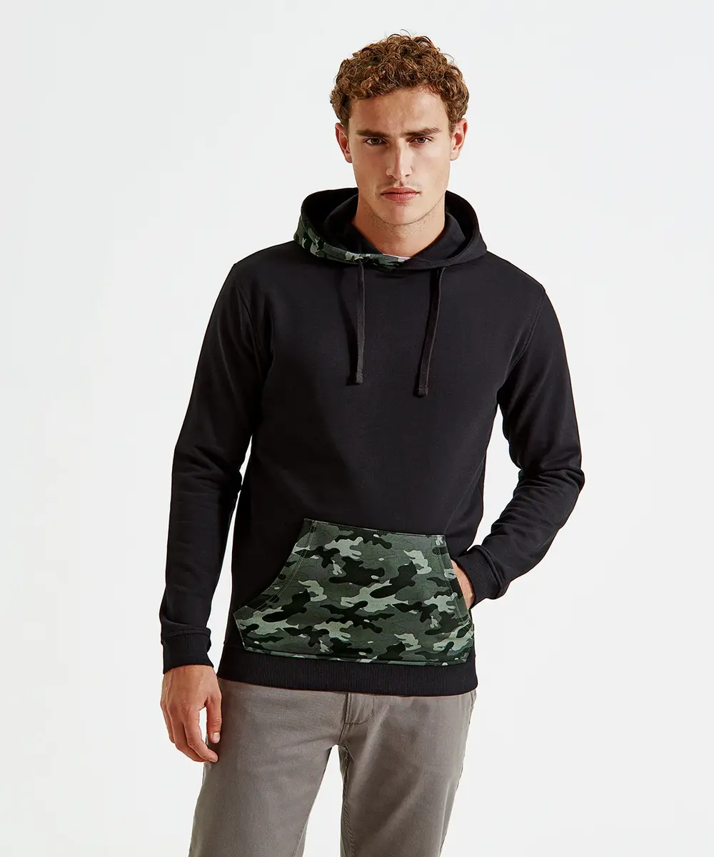 Men's Camo Trimmed Hoodie AQ047_LS00_20243