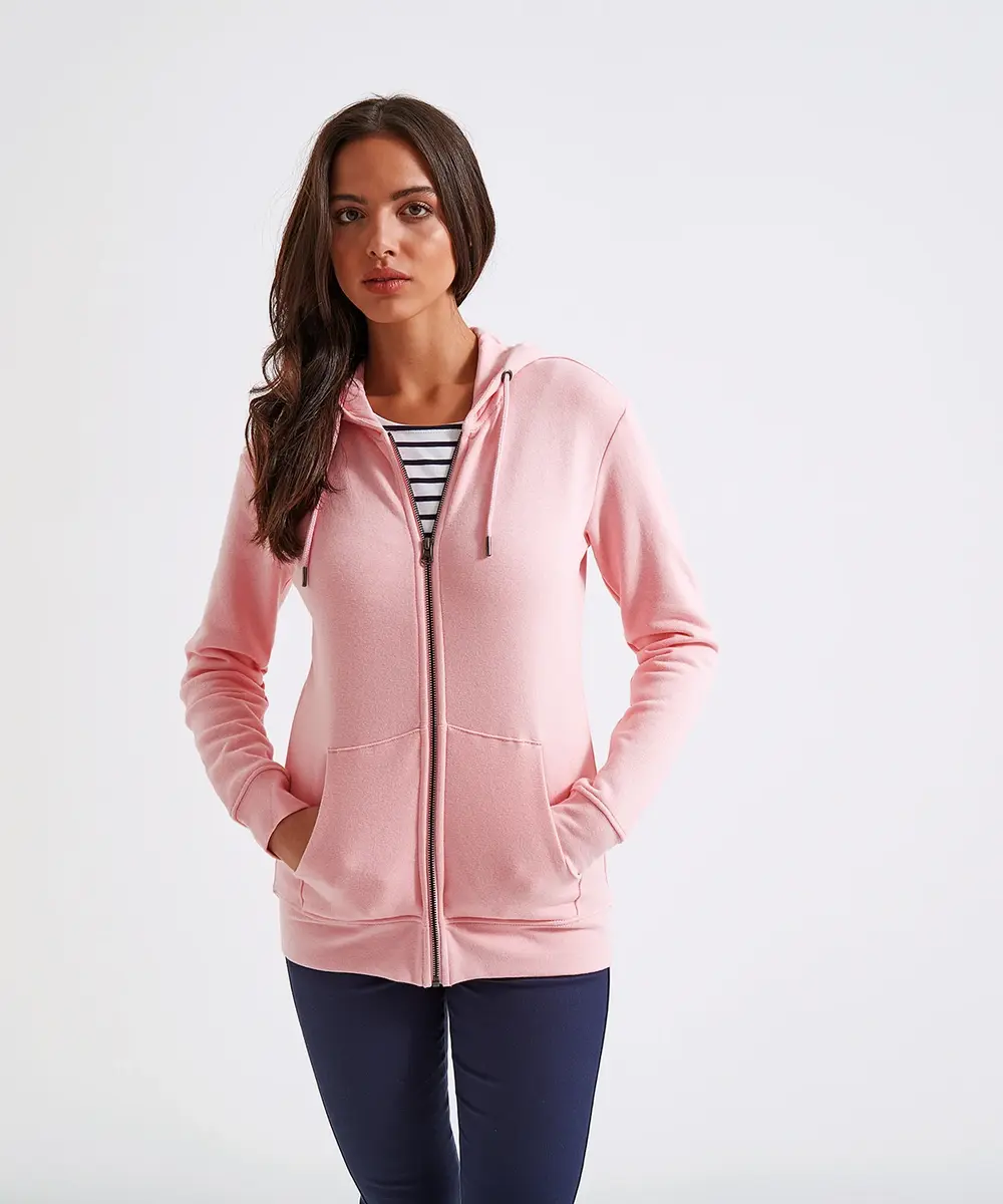 Women's Zip-through Organic Hoodie AQ081_LS00_20244