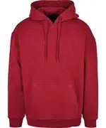 Basic Oversize Hoodie Burgundy