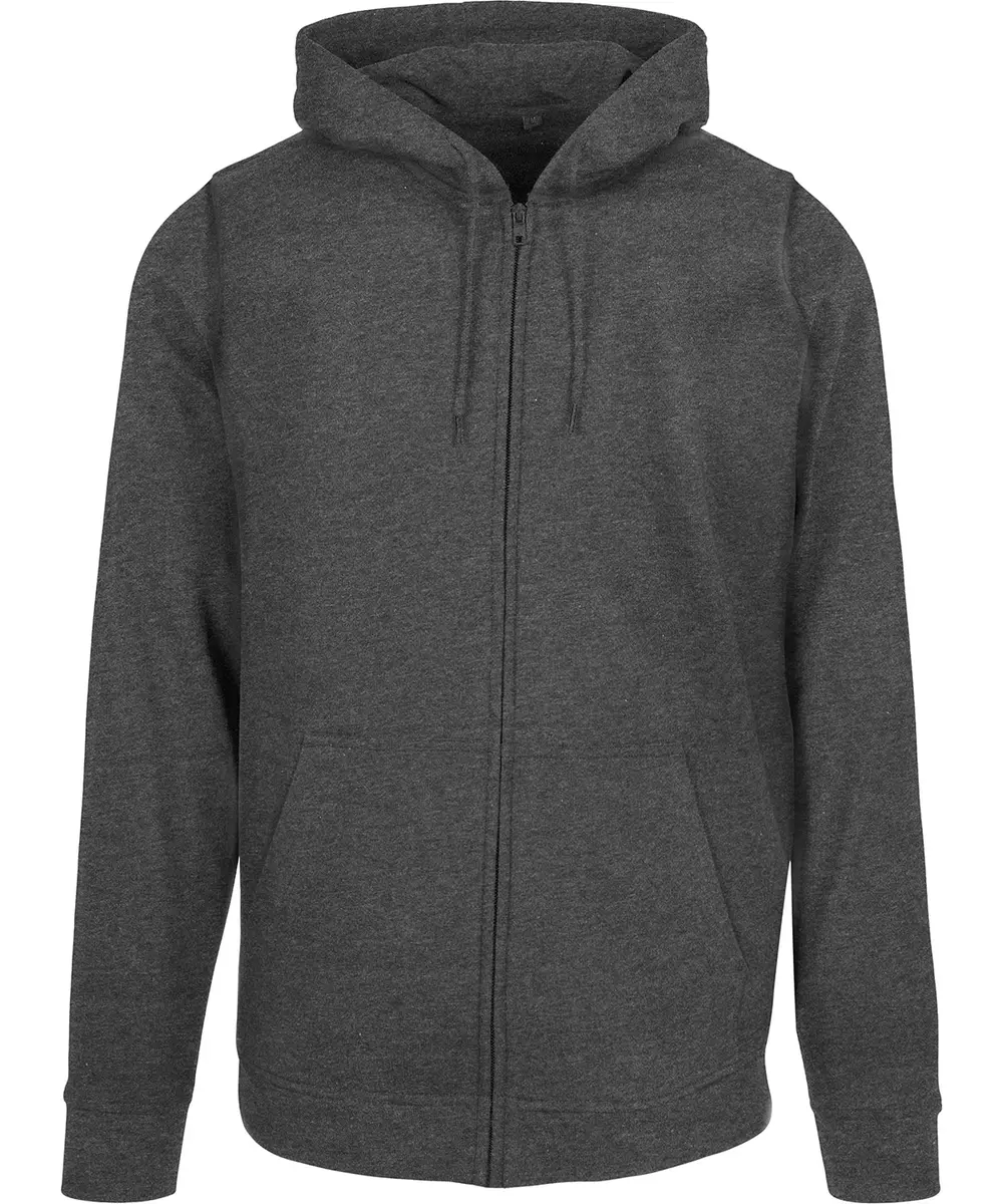 Basic Zip Hoodie Charcoal
