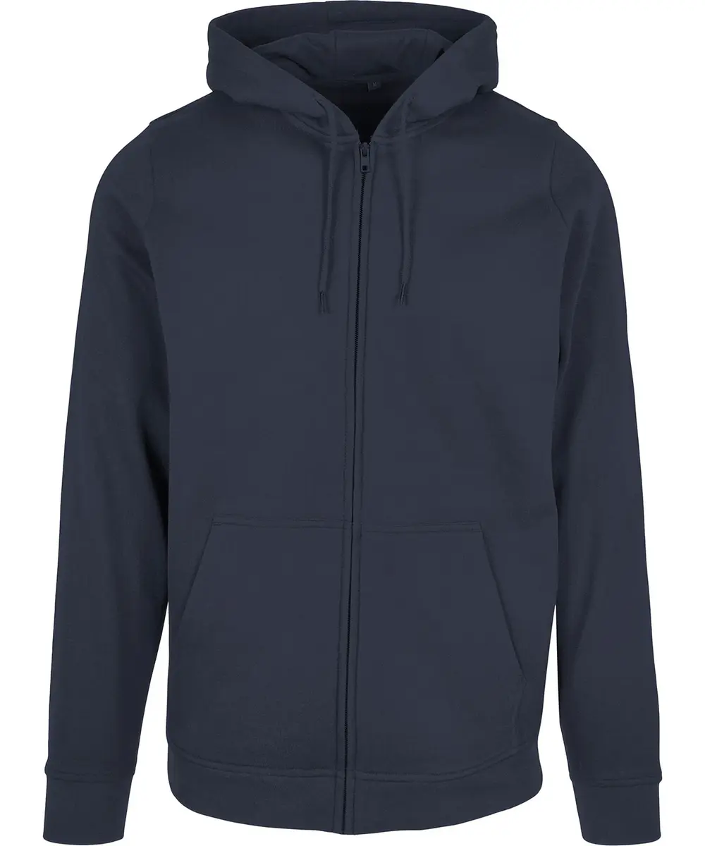Basic Zip Hoodie Navy