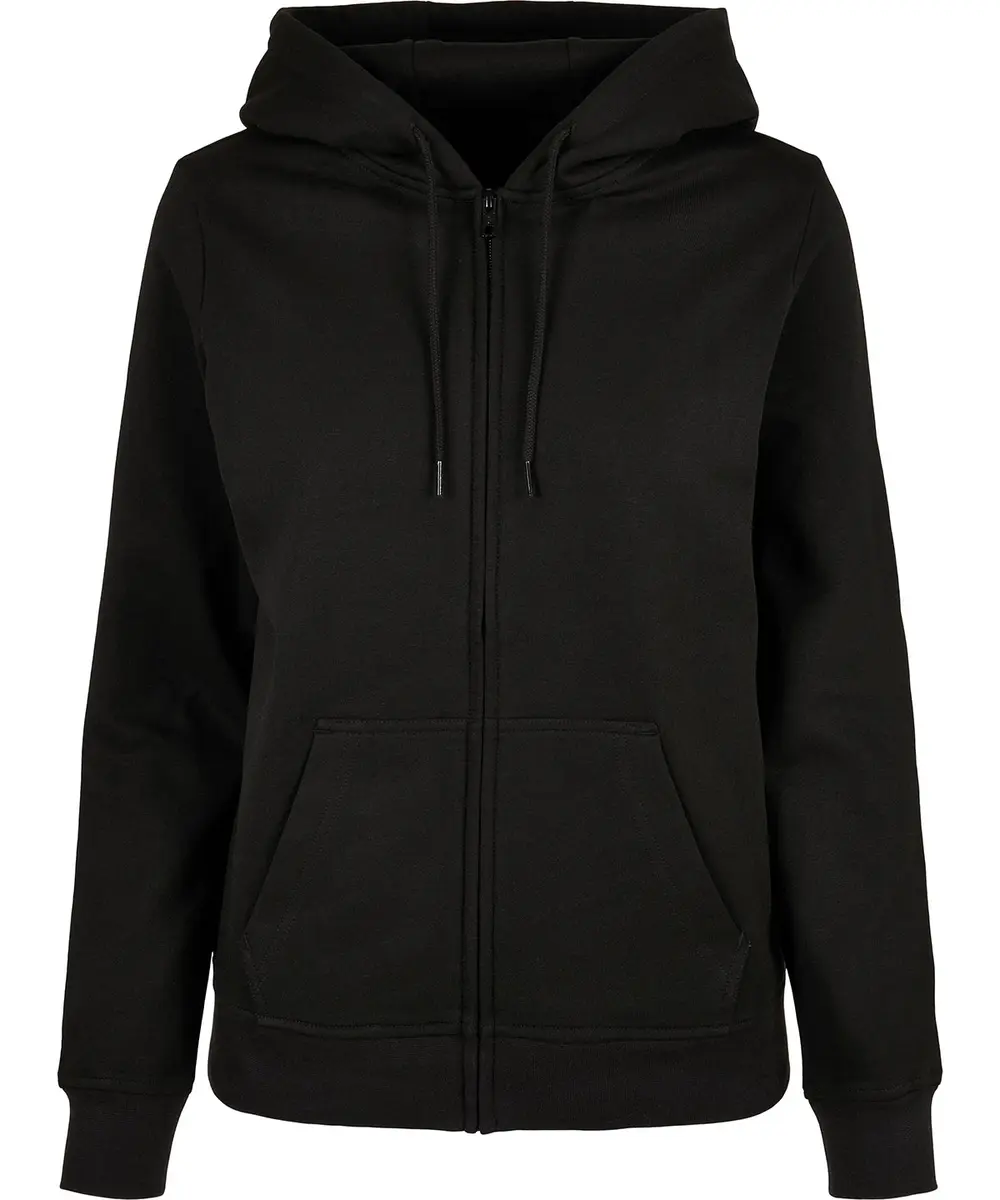 Women's Basic Zip Hoodie Black