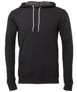 Unisex Polycotton Fleece Pullover Hoodie Dark Grey Heather