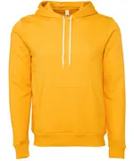 Unisex Polycotton Fleece Pullover Hoodie Gold