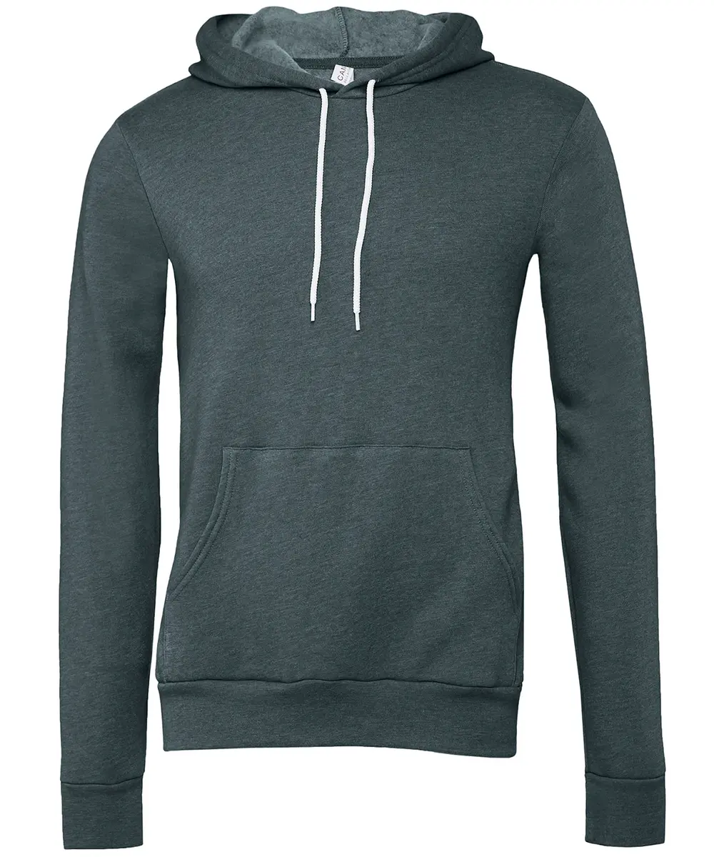 Unisex Polycotton Fleece Pullover Hoodie Heather Slate