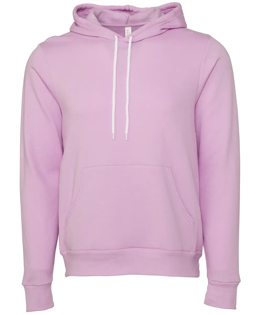 Unisex Polycotton Fleece Pullover Hoodie Lilac