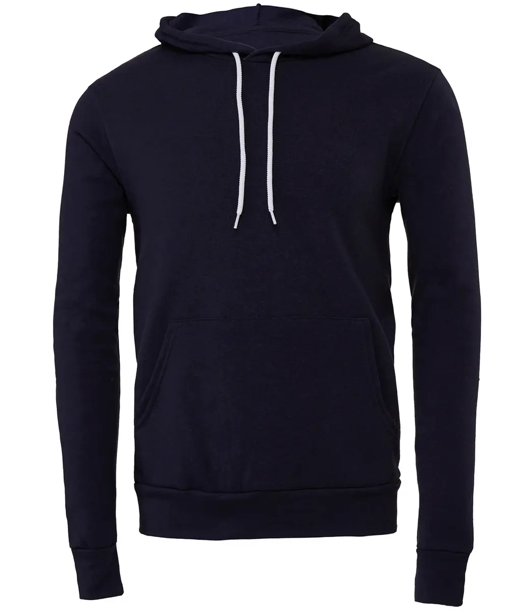 Unisex Polycotton Fleece Pullover Hoodie Navy