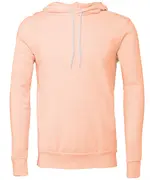 Unisex Polycotton Fleece Pullover Hoodie Peach
