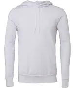 Unisex Polycotton Fleece Pullover Hoodie White
