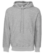 Unisex Sueded Fleece Pullover Hoodie Athletic Heather