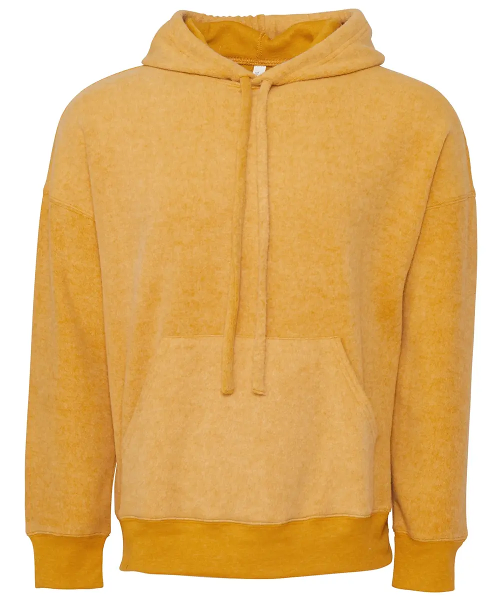 Unisex Sueded Fleece Pullover Hoodie Heather Mustard